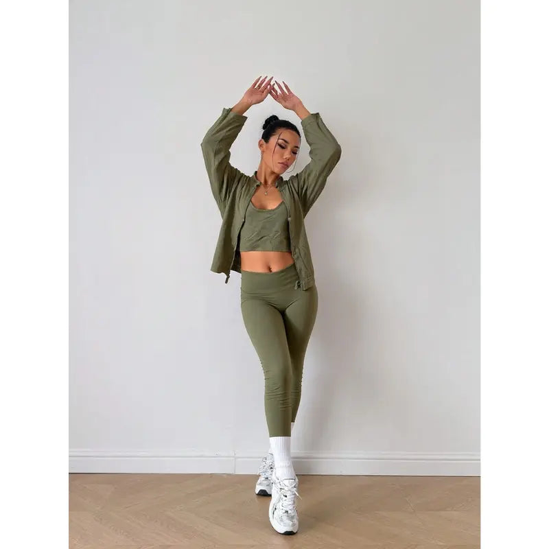 Kit Fitness 3 Conjuntos Feminos
