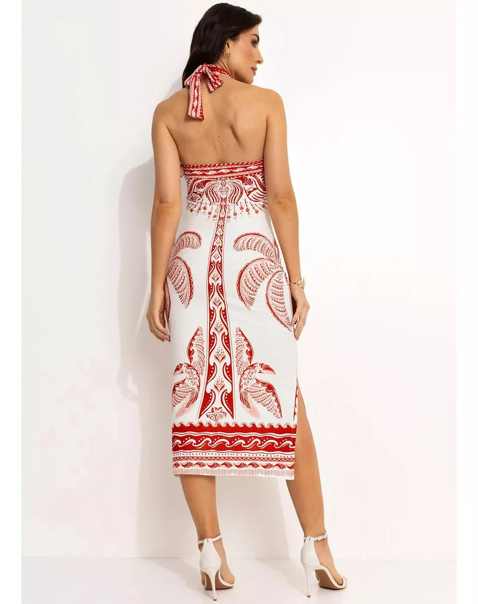 Vestido Coqueiro Majestoso