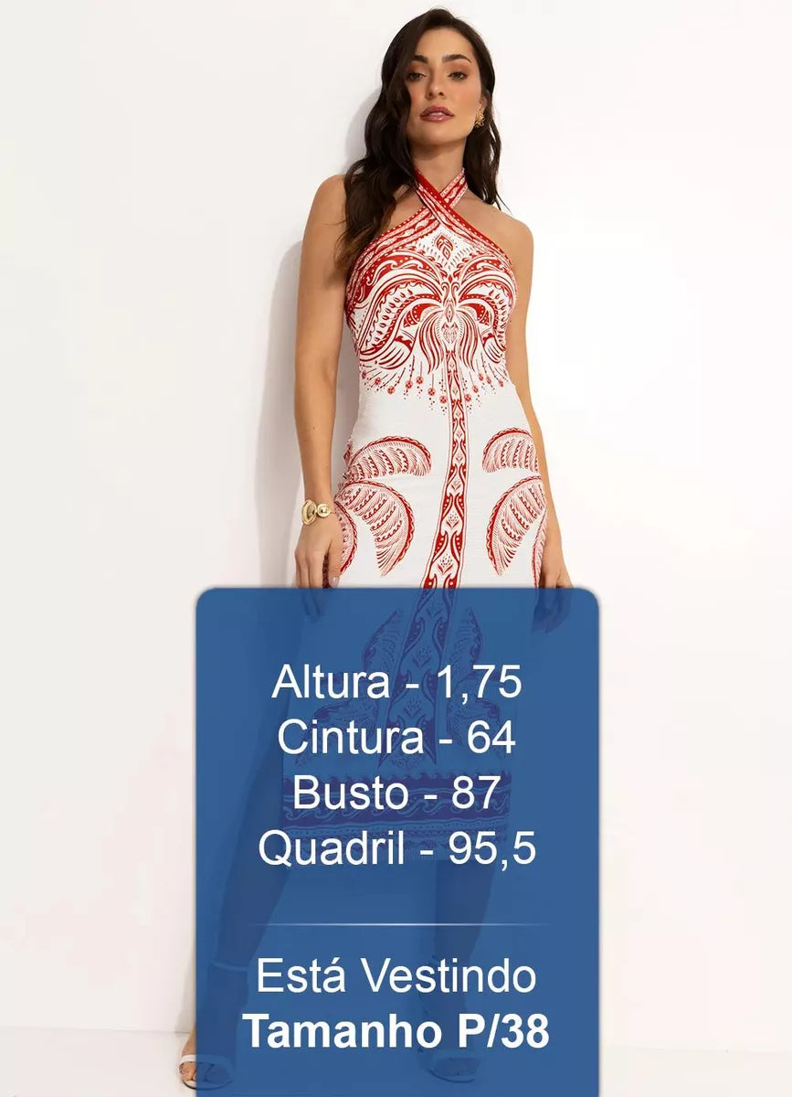 Vestido Coqueiro Majestoso