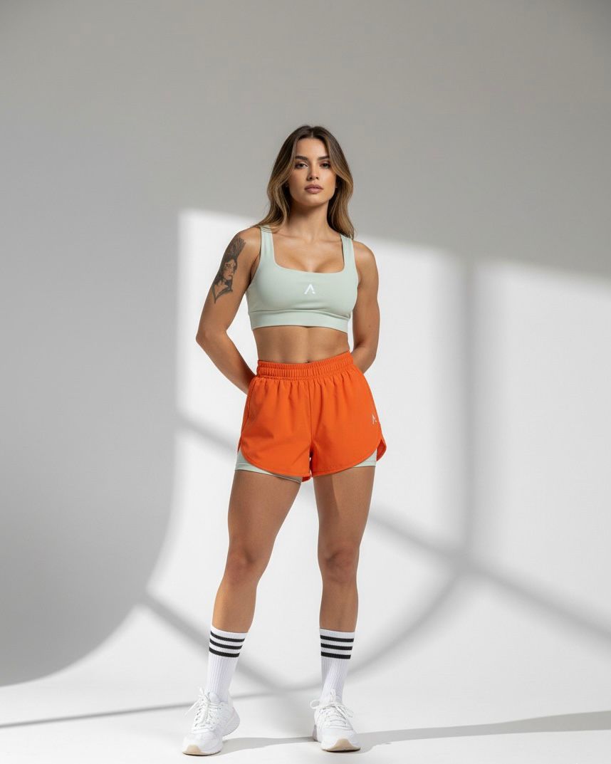 Conjunto Aurora  (Top com Bojo+Short duplo)